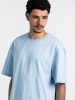 Karl Kani Small Signature Logo Prinstripe Tee Light Blue / White L