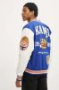 KARL KANI OG BLOCK PATCH COLLEGE JACKET NAVY/OFF WHITE M