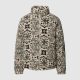 Karl Kani Og Paisley Teddy Puffer Jacket OFF WHITE/BLACK