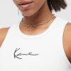 Karl Kani Small Signature Essential Racer Rib Top white M