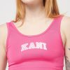 Karl Kani Small Serif Bustier Top Pink S