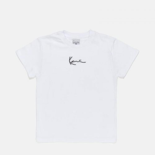 KARL KANI SMALL SIGNATURE TEE WHITE S