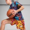 Puma Melo Phoenix Short Orange Glow-AOP 3XL