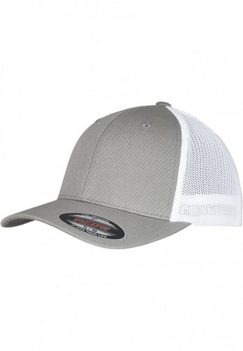 FLEXFIT FLEXFIT TRUCKER RECYCLED MESH GREY/WHITE