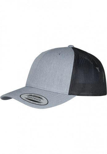 FLEXFIT RETRO TRUCKER 2-TONE HEATHER/BLACK