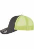 FLEXFIT RETRO TRUCKER 2-TONE CHARCOAL/ NEON GREEN