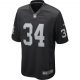 Nike NFL Home Game Jersey - Throwback Player - Bo Jackson 34 - Oakland Raiders Black L