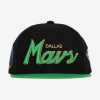 MITCHELL & NESS NBA DALLAS MAVERICKS 75TH GOLD SNAPBACK BLACK