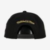 MITCHELL & NESS NBA DALLAS MAVERICKS 75TH GOLD SNAPBACK BLACK