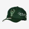 MITCHELL & NESS MILWAUKEE BUCKS CHAMP WRAP PRO SNAPBACK Green