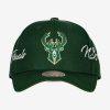 MITCHELL & NESS MILWAUKEE BUCKS CHAMP WRAP PRO SNAPBACK Green