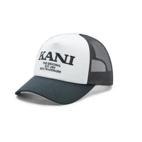 KARL KANI RETRO TRUCKER CAP BLACK/WHITE ONE