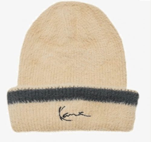 Karl Kani Signature Fluffy Beanie Sand/Black ONE