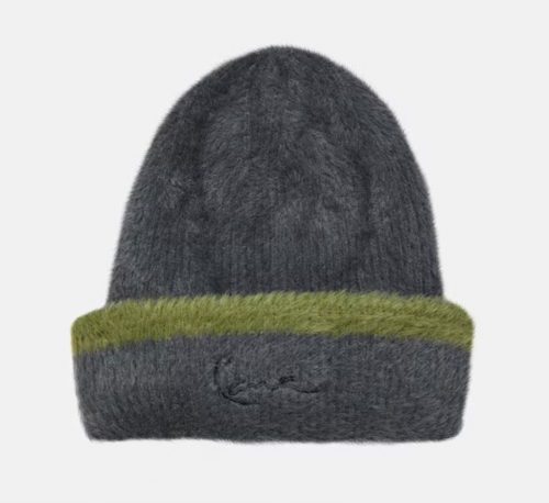 Karl Kani Signature Fluffy Beanie Black/Olive