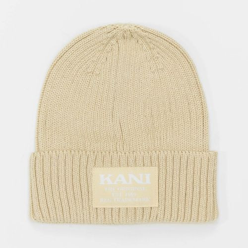 Karl Kani Woven Retro Classic Beanie OFF WHITE