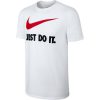 NIKE NSW JDI SWOOSH  TEE WHITE/UNIVERSITY RED