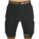 SELECT COMPRESSION SHORTS W/PADS 6421 BLACK XX-LARGE