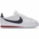 Nike Classic Cortez Leather Shoe WHITE/MIDNIGHT NAVY-GYM RED