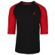 Jordan 23 True Raglan Tee BLACK/GYM RED/GYM RED