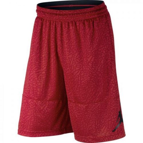 Jordan Elephant Print Blockout Basketball Short GYM RED/BLACK