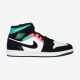 AIR JORDAN 1 MID SE WHITE/HOT PUNCH-BLACK-NEPTUNE GREEN