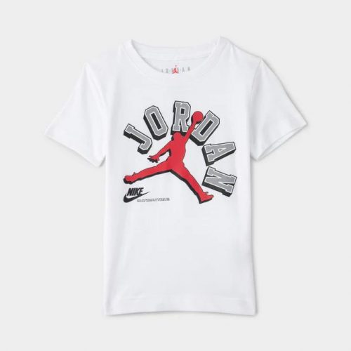 JORDAN KIDS VARISTY JUMPMAN S/S TEE WHITE 3-4YR