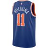 NBA X NIKE NEW YORK KNICKS FRANK NTILIKINA ICON EDITION SWINGMAN JERSEY UNIVERSITY RED/RUSH BLUE/WHITE/WHITE