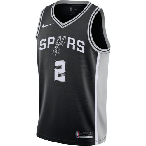 NBA X Nike Kawhi Leonard San Antonio Spurs Nike Icon Edition Swingman Jersey BLACK/FLT SILVER