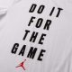 Jordan JMTC "FOR THE GAME" Training T-Shirt WHITE/UNIVERSITY RED