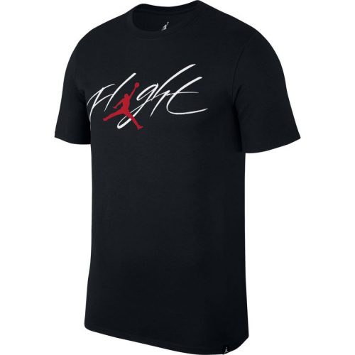 Jordan M JSW TEE BRAND 4 BLACK/UNIVERSITY RED/WHITE