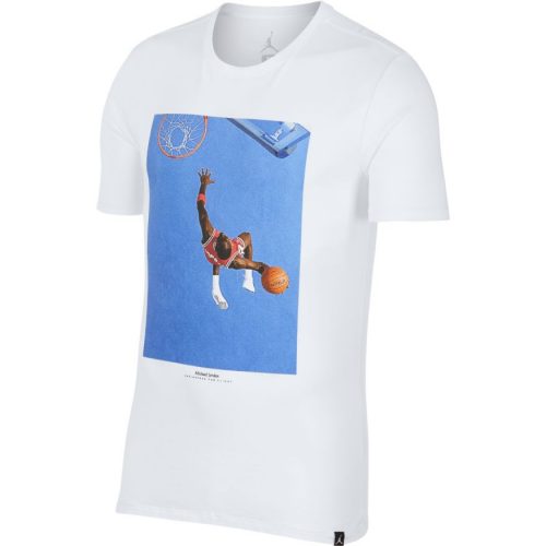 Jordan M JSW TEE SI PHOTO WHITE