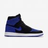 Air Jordan 1 Retro High Flyknit Shoe BLACK/GAME ROYAL-WHITE