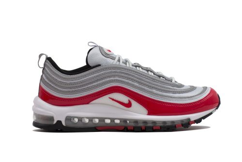 Nike AIR MAX 97 PURE PLATINUM/UNIVERSITY RED-BLACK-WHITE