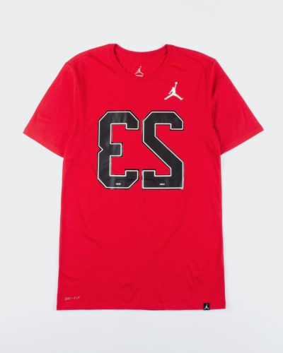 Jordan Basketball T-Shirt UNIVERSITY RED/BLACK/WHITE