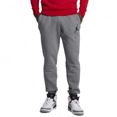 JUMPMAN AIR GFX FLEECE PANT CARBON HEATHER/BLACK