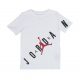 JORDAN STRETCH BOYS OUT TEE WHITE