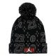 JORDAN BOYS CUFFED POM BEANIE BLACK