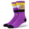 STANCE LAKERS ST CREW PURPLE