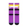 STANCE LAKERS ST CREW PURPLE