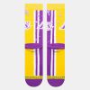 STANCE OVERSPRAY LOS ANGELES LAKERS PURPLE/YELLOW L