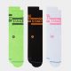 STANCE BASIC 3 PACK CREW VOLT