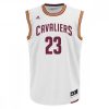 Adidas NBA Cleveland Cavaliers Lebron James Home Replica Jersey WHITE/BURGUNDY