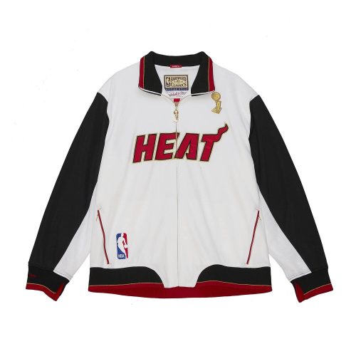 MITCHELL & NESS MIAMI HEAT Mens Authentic Full Zip Jacket