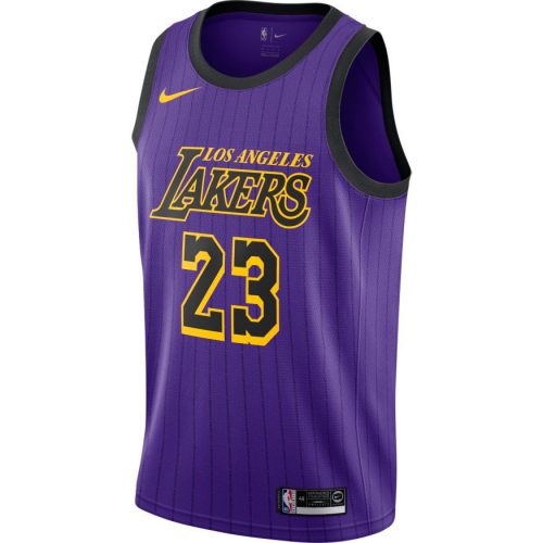 NIKE X NBA LOS ANGELES LAKERS M NK SWINGMAN JERSEY CE 18 FIELD PURPLE/JAMES LEBRON