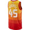 NBA X NIKE UTAH JAZZ DONOVAN MITCHELL CITY EDITION SWINGMAN JERSEY AMARILLO/MITCHELL DONOVN