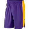 NBA X NIKE LOS ANGELES LAKERS M NK PRACTICE SHORT FIELD PURPLE/AMARILLO/BLACK