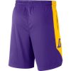 NBA X NIKE LOS ANGELES LAKERS M NK PRACTICE SHORT FIELD PURPLE/AMARILLO/BLACK