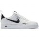 NIKE AIR FORCE 1 '07 LV8 UTILITY WHITE/WHITE-BLACK-TOUR YELLOW