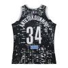 MITCHELL & NESS ALL-STAR (NBA) NBA WORLD RISING STARS JERSEY ALL-STAR 2015 GIANN BLACK/WHITE