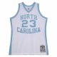 MITCHELL & NESS UNIVERSITY OF NORTH CAROLINA MICHAEL JORDAN 1983'#23 AUTHENTIC JERSEY WHITE